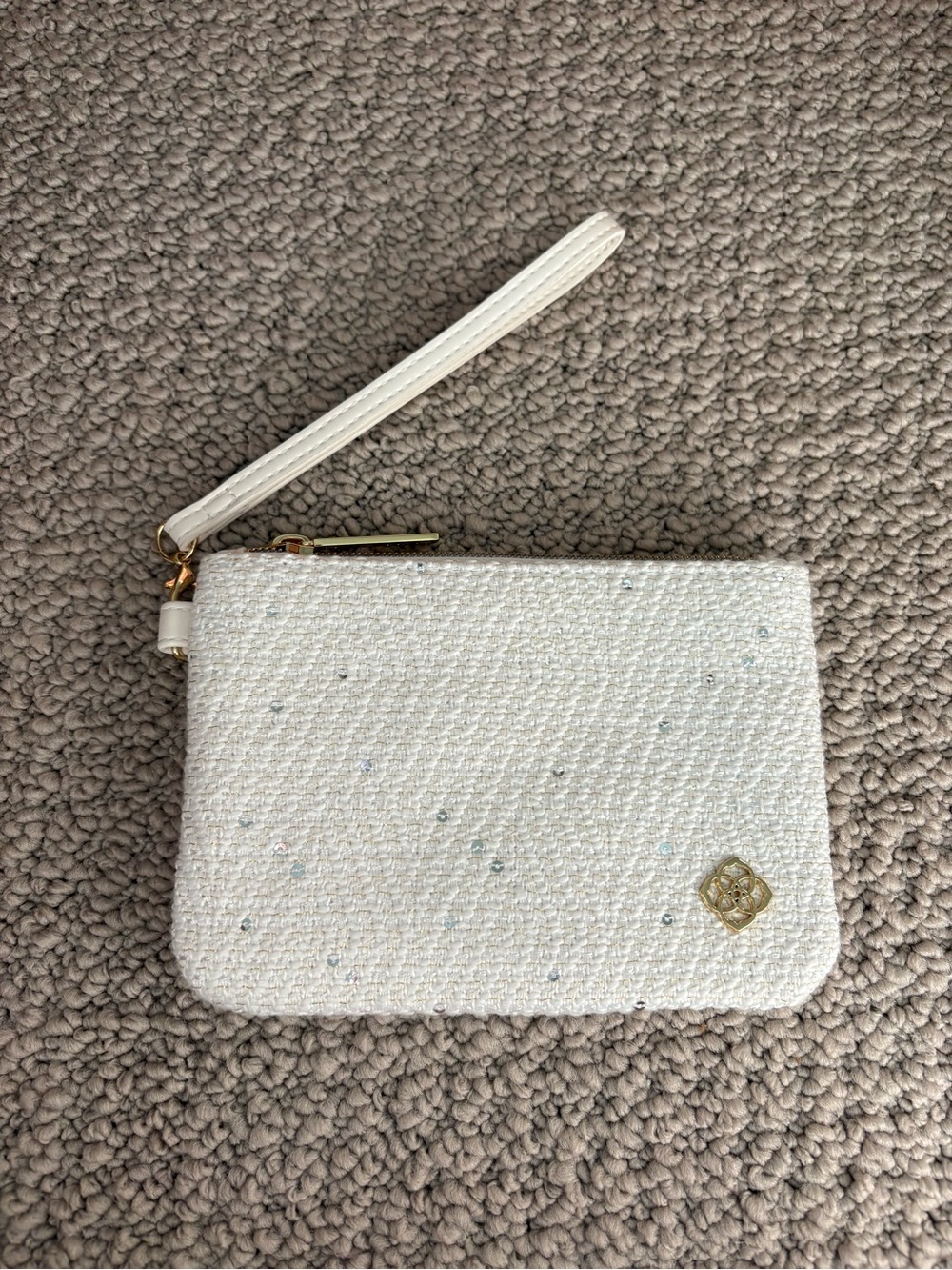 Kendra Scott White Wristlet
